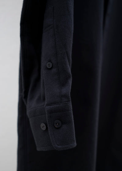 ZIIIN "ANGO"LONG SHIRT / BLACK