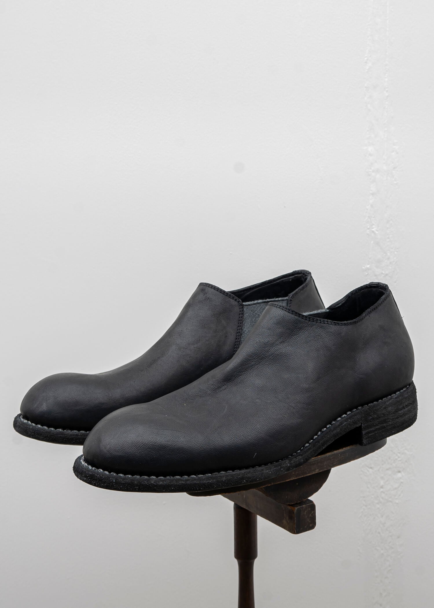 GUIDI 990EX / SLIP ON / HORSE FULL GRAIN / SOLE LEATHER / BLKT / BLACK