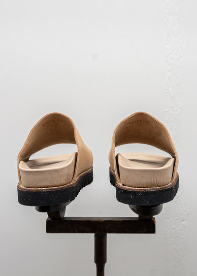 GUIDI BRK06 SANDAL / CALF FULL GRAIN / RUBBER SOLE / CO79T / NUDE