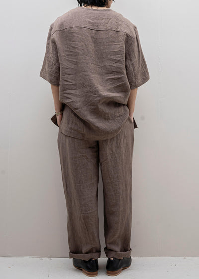 ZIIIN MIROK Easy Standard Pants / COCOA