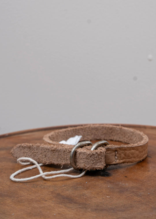 GUIDI BLT00B / LEATHER BRACELET / BISON FULL GRAIN/ CO79T / NUDE