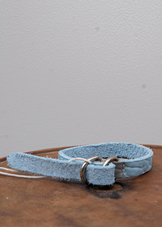 GUIDI BLT00B / LEATHER BRACELET / BISON FULL GRAIN/ CO77T / ICE BLUE