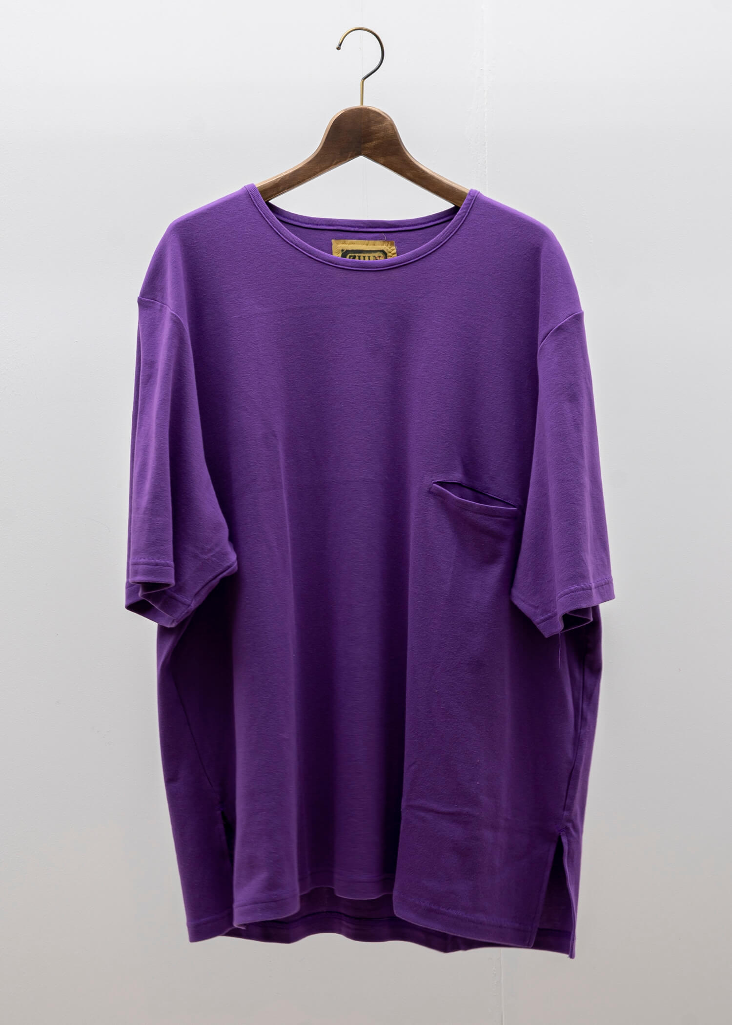 ZIIIN FAUST One Pocket Loose Tee / GRAPE