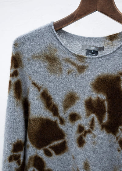 SUZUSAN Cashmere Seamless Pullover - Long Brown Grey