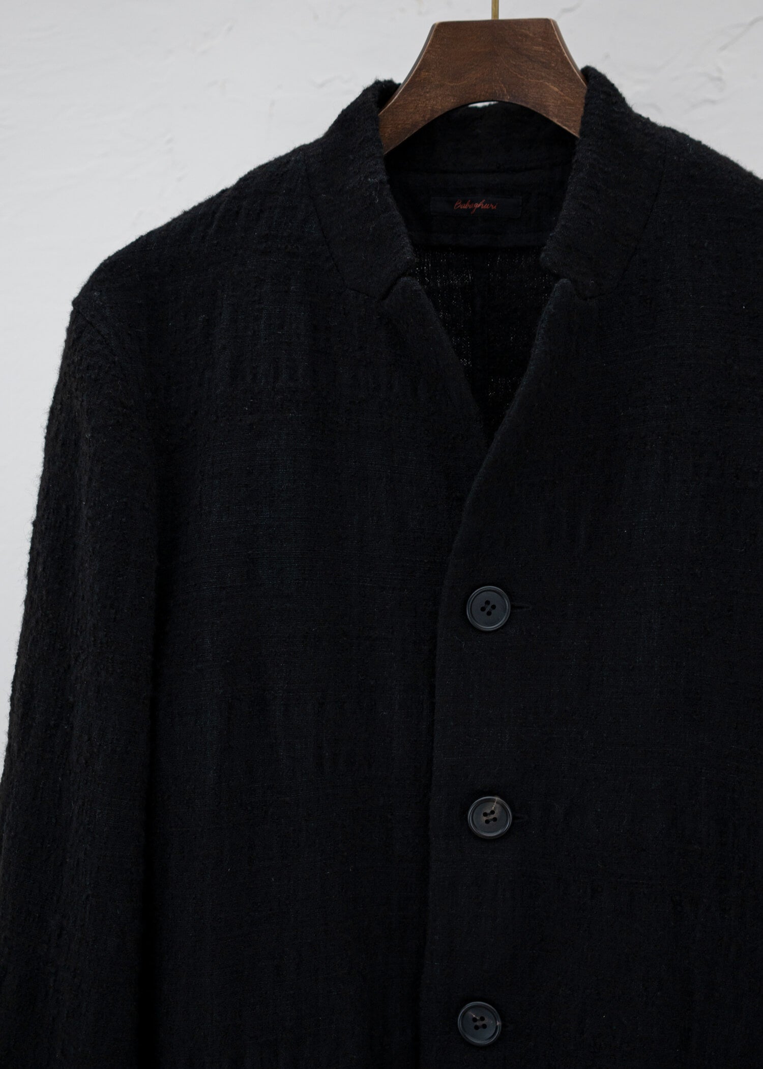 Jurgen Lehl Matocas silk wool stand collar jacket