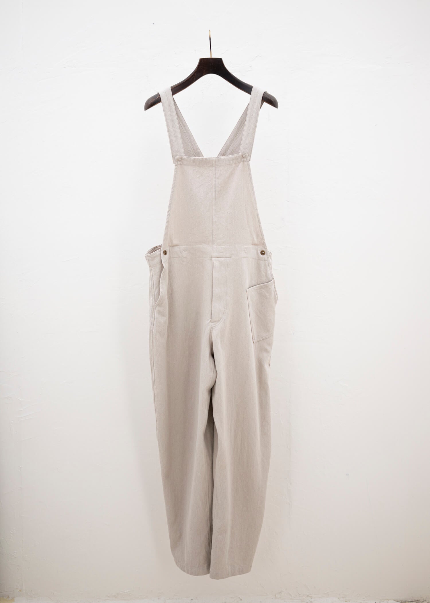 Jurgen Lehl cardi wool denim overalls