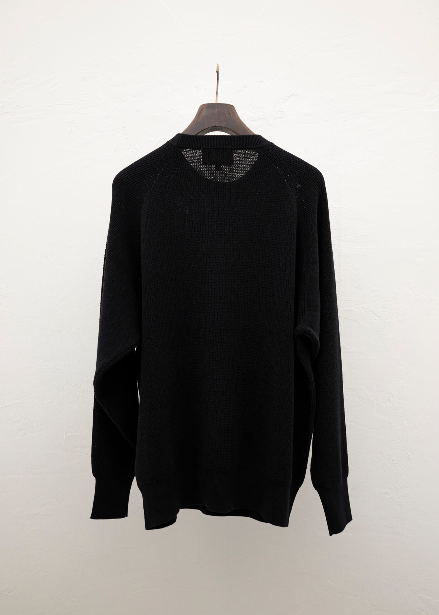 YOKO SAKAMOTO CREW NECK KNIT BLACK