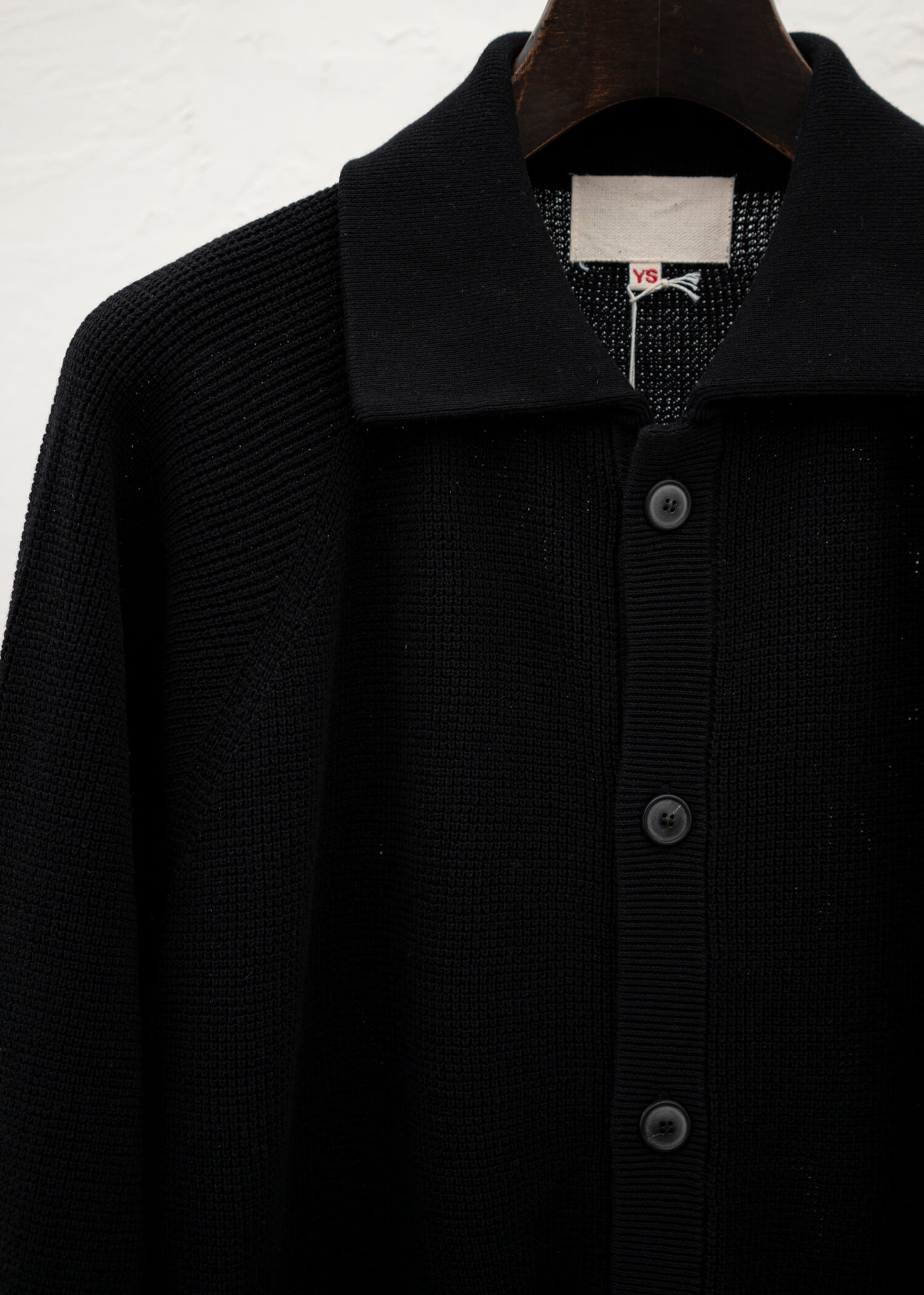 YOKO SAKAMOTO KNIT CARDIGAN BLACK