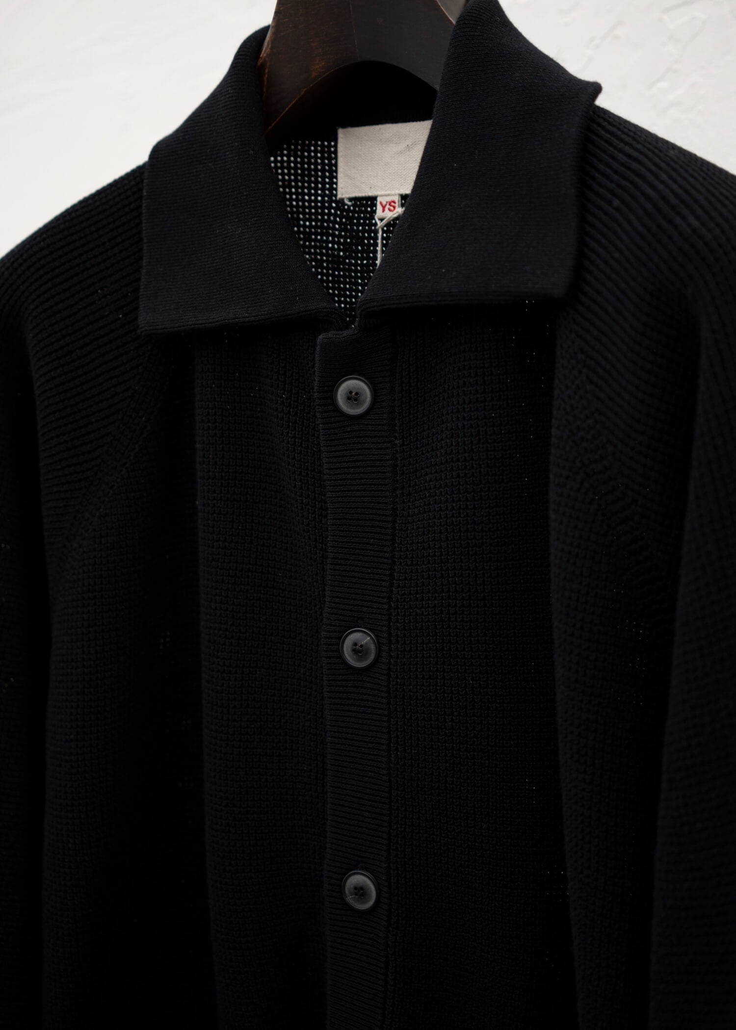 YOKO SAKAMOTO KNIT CARDIGAN BLACK