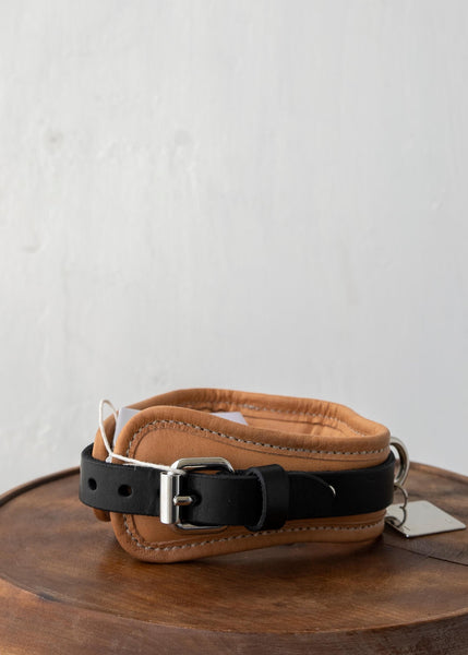 GUIDI CL01 DOG COLLAR / SOFT HORCE FULL GRAIN / BLKT