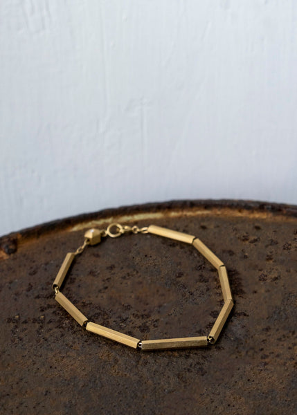 律動 "ROKKAKU" BRACELET / GOLD / DIAMOND