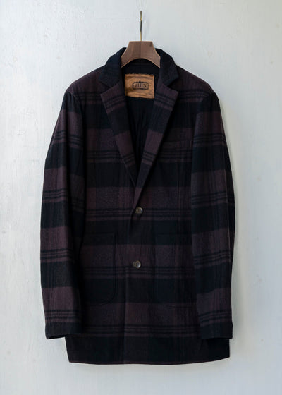 ZIIIN SATORU Uncontrast Long Jacket