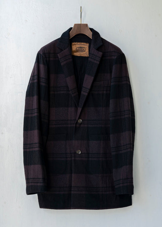 ZIIIN SATORU Uncontrast Long Jacket