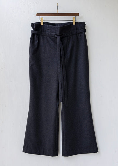 ZIIIN MIROK Easy Buggy Pants / Flano Wool / DARK GREY