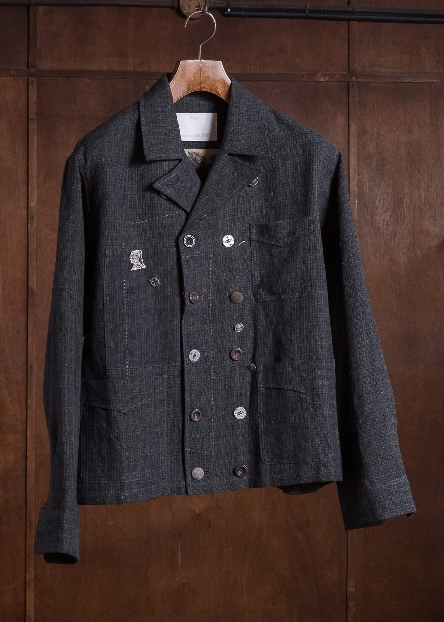 Professor.E PINNED DB JKT CHECK 26FW-FM-JKT-01