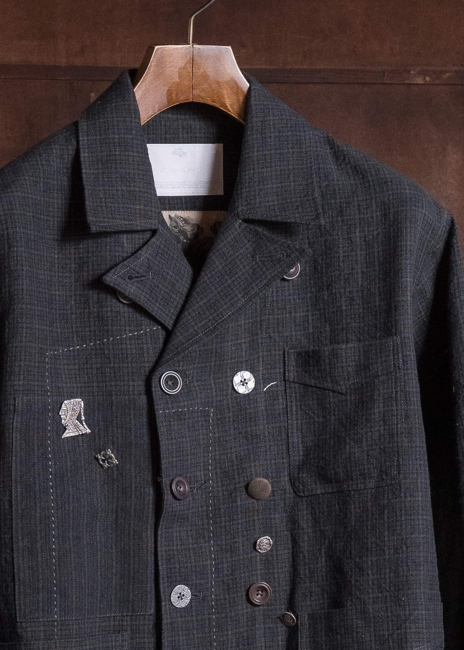 Professor.E PINNED DB JKT CHECK 26FW-FM-JKT-01