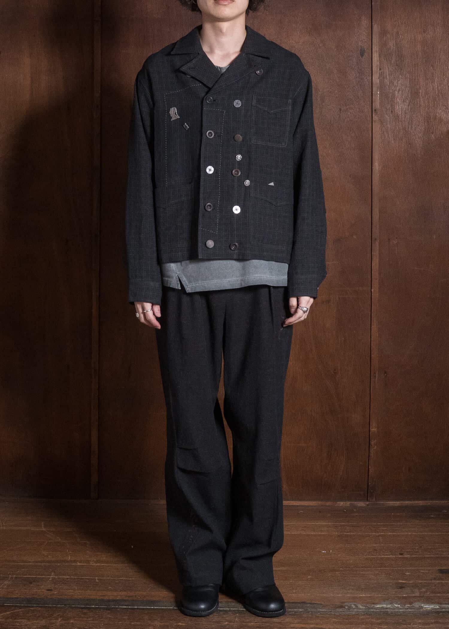 Professor.E PINNED DB JKT CHECK 26FW-FM-JKT-01