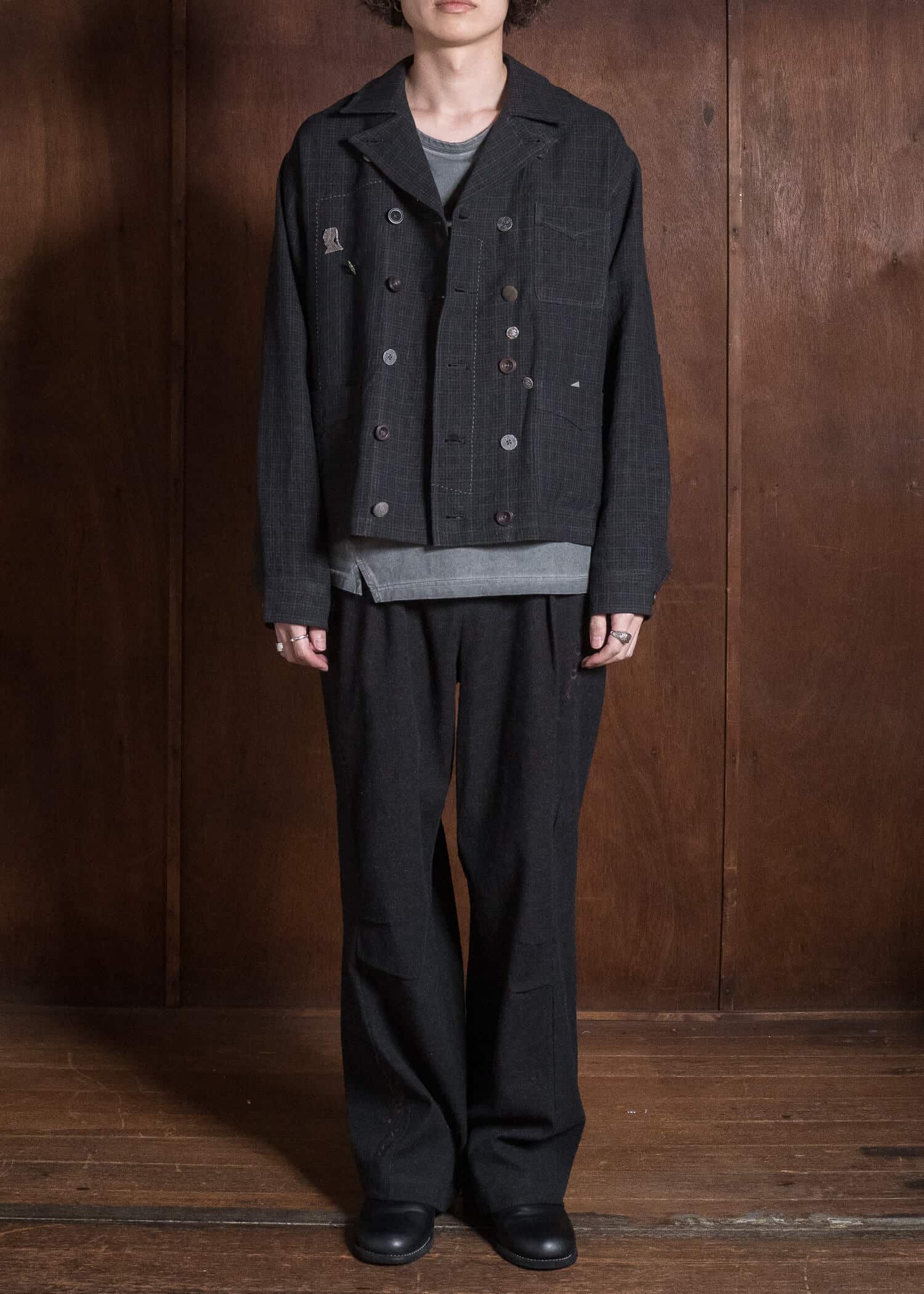 Professor.E PINNED DB JKT CHECK 26FW-FM-JKT-01
