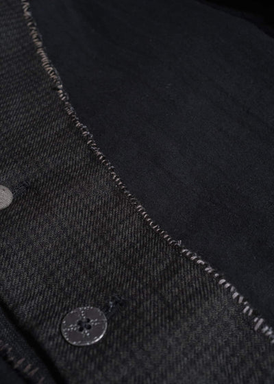Professor.E DECONSTRUCT ANTIQUE JKT CHECK 26FW-FM-JKT-10
