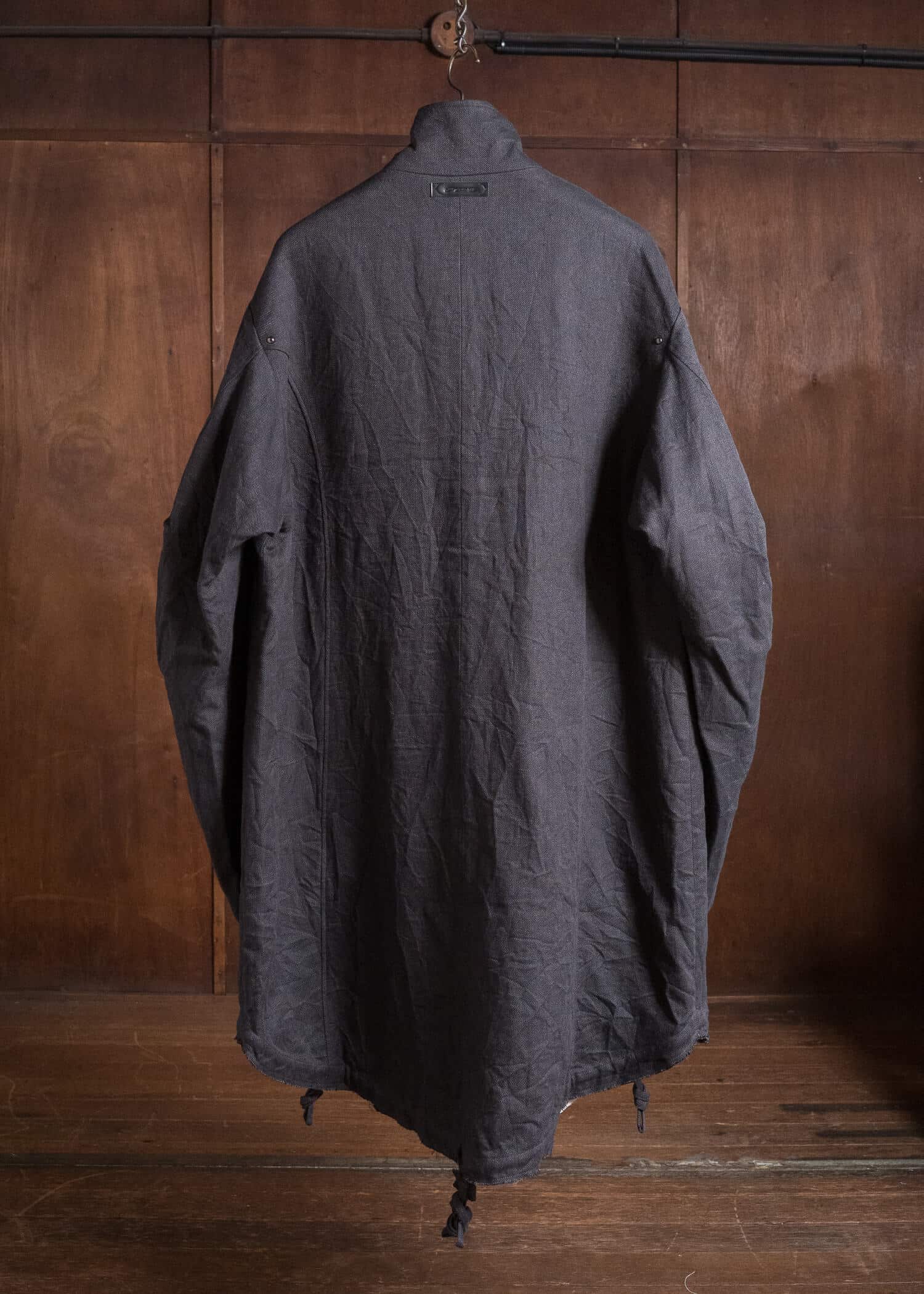 Professor.E EMBELLISHED PARKA GREY 26FW-FM-LC-01