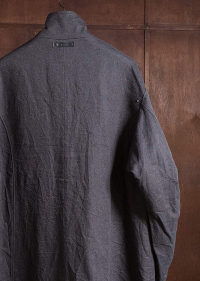 Professor.E EMBELLISHED PARKA GREY 26FW-FM-LC-01