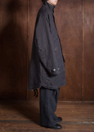 Professor.E EMBELLISHED PARKA GREY 26FW-FM-LC-01