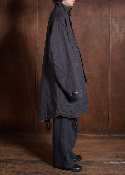 Professor.E EMBELLISHED PARKA GREY 26FW-FM-LC-01