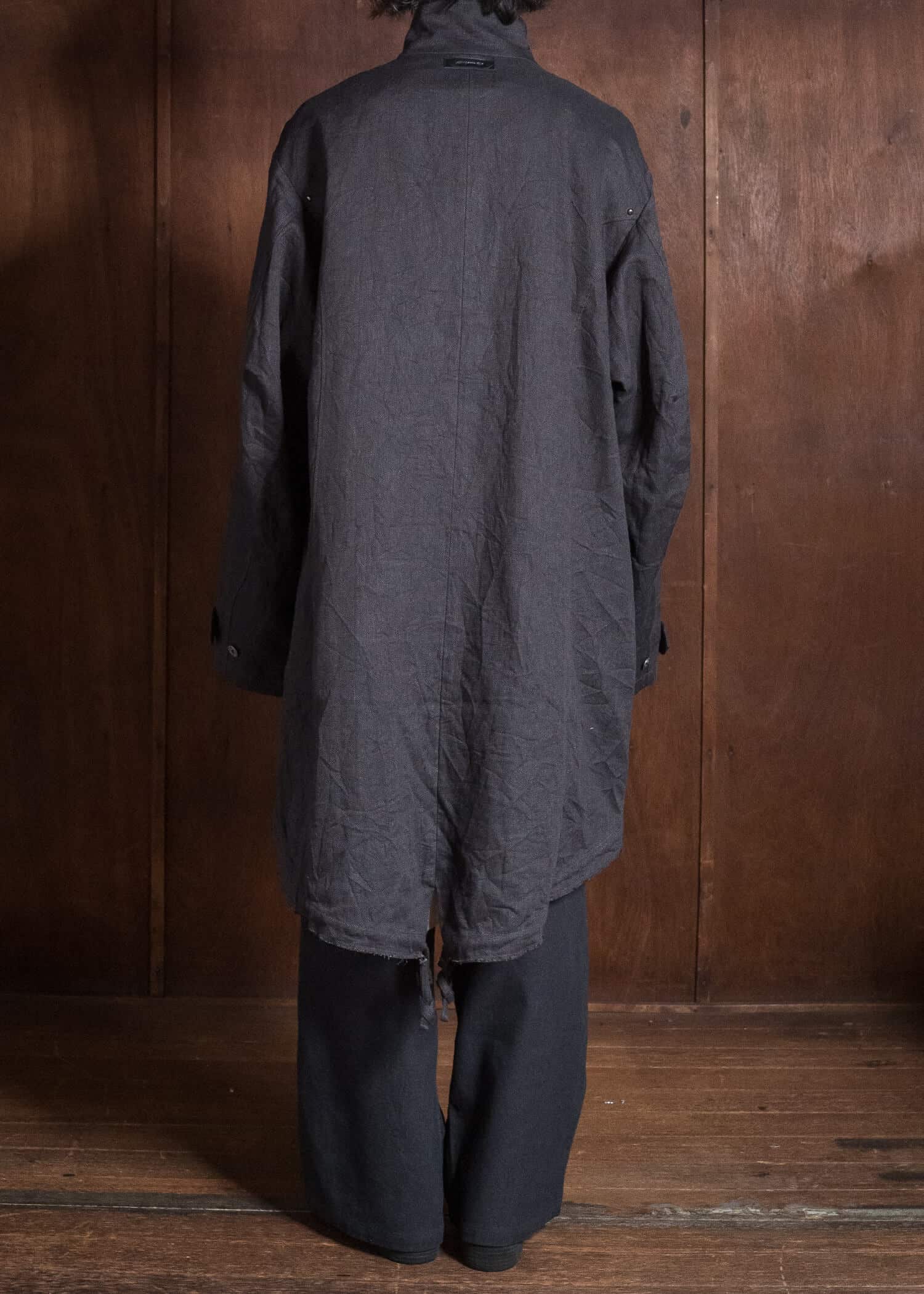 Professor.E EMBELLISHED PARKA GREY 26FW-FM-LC-01