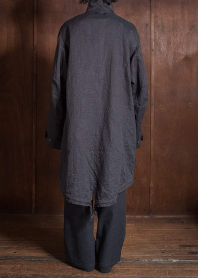 Professor.E EMBELLISHED PARKA GREY 26FW-FM-LC-01