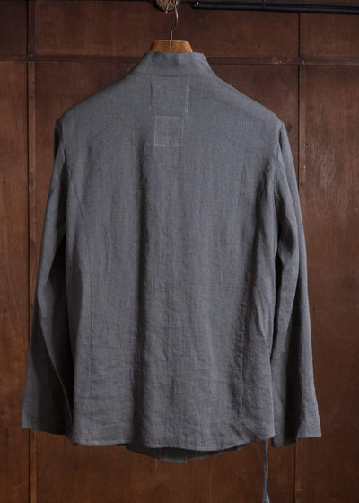 Professor.E HAND-SEWN CARVED LAYER SHIRT GREY 26FW-WN-FM-LSH-01