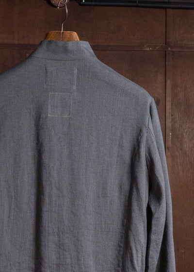 Professor.E HAND-SEWN CARVED LAYER SHIRT GREY 26FW-WN-FM-LSH-01