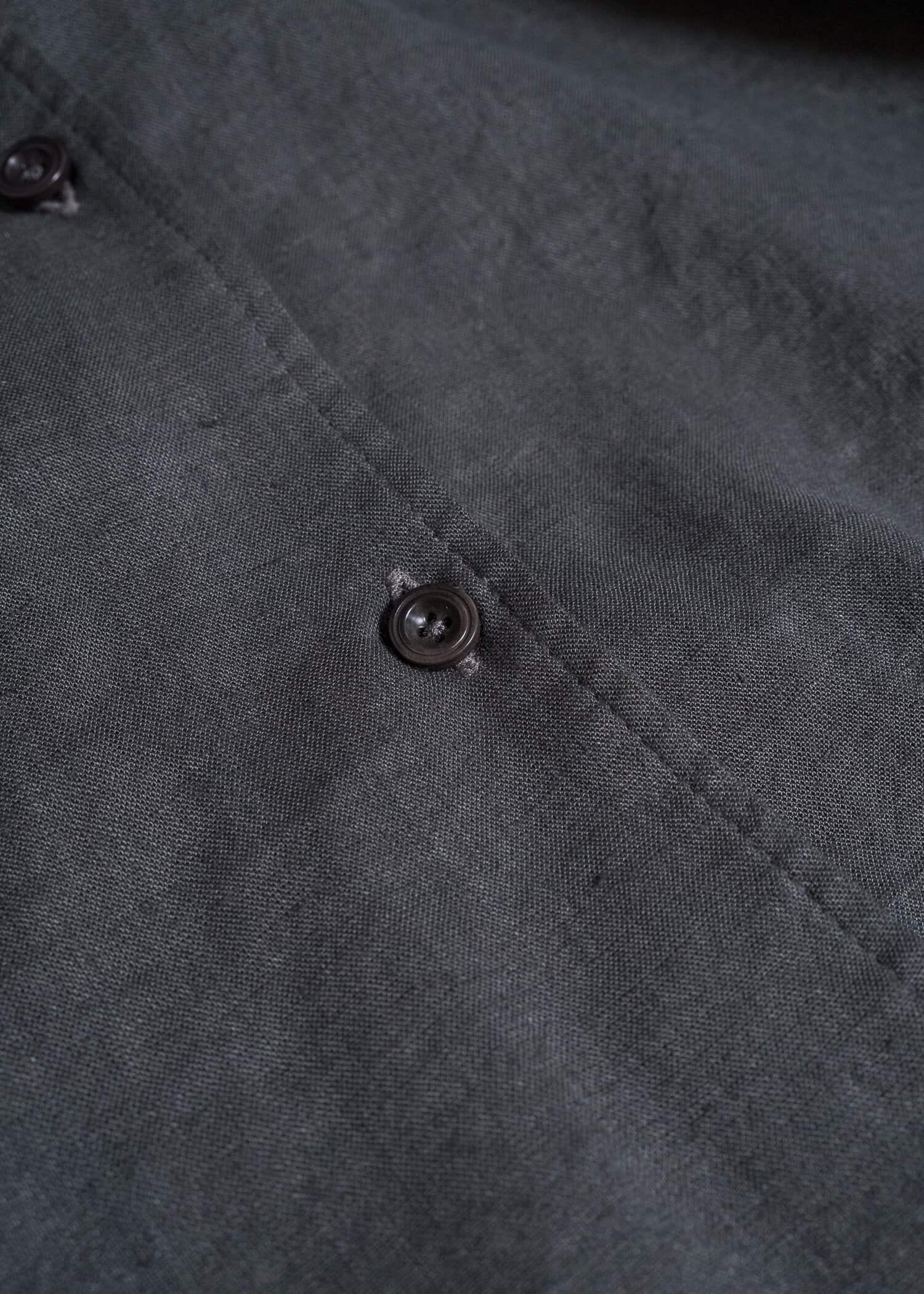 Professor.E HAND-SEWN CARVED LAYER SHIRT GREY 26FW-WN-FM-LSH-01
