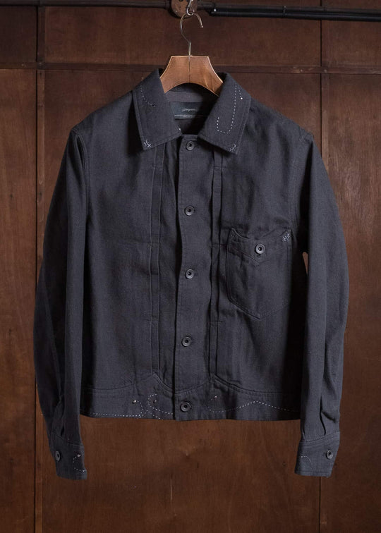 Professor.E EMBELLISHED TYPE 1 BLACK 26FW-PE-JKT-02