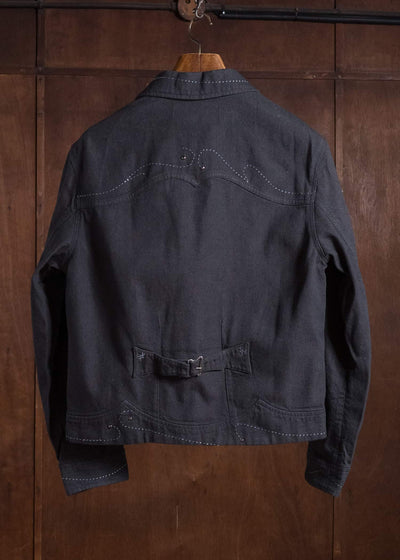Professor.E EMBELLISHED TYPE 1 BLACK 26FW-PE-JKT-02