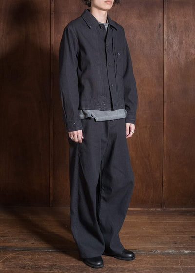 Professor.E EMBELLISHED TYPE 1 BLACK 26FW-PE-JKT-02