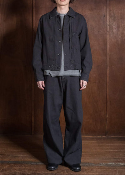 Professor.E EMBELLISHED TYPE 1 BLACK 26FW-PE-JKT-02