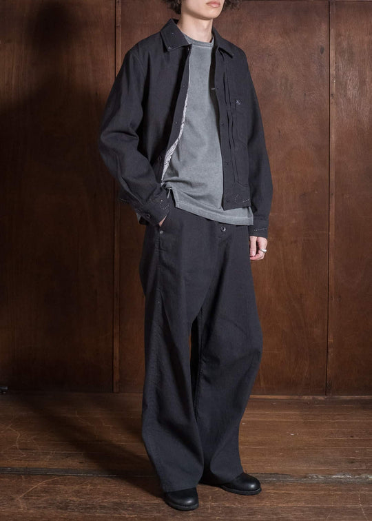 Professor.E EMBELLISHED TYPE 1 BLACK 26FW-PE-JKT-02