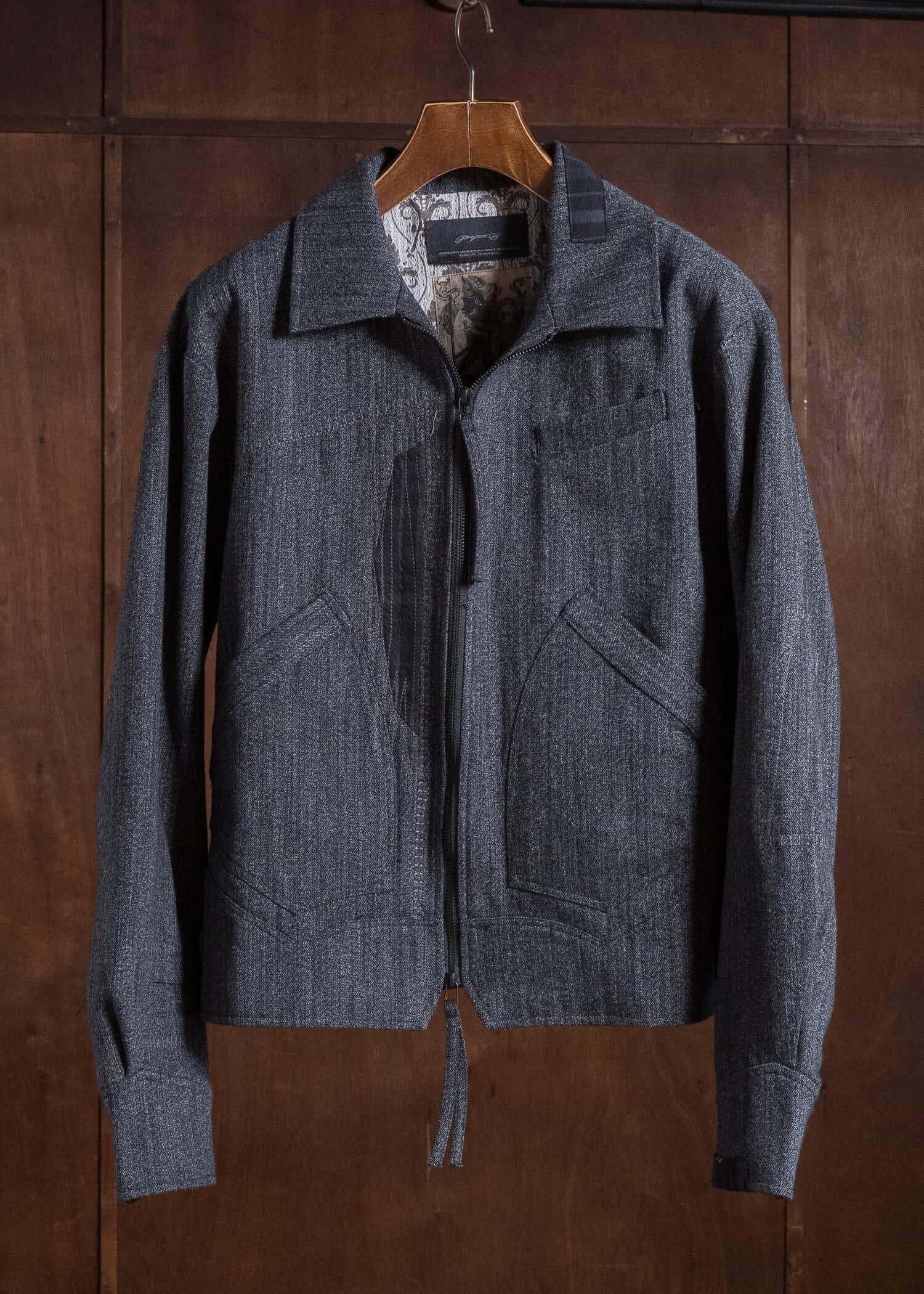 Professor.E REWORKED COACH JKT GREY 26FW-PE-JKT-05