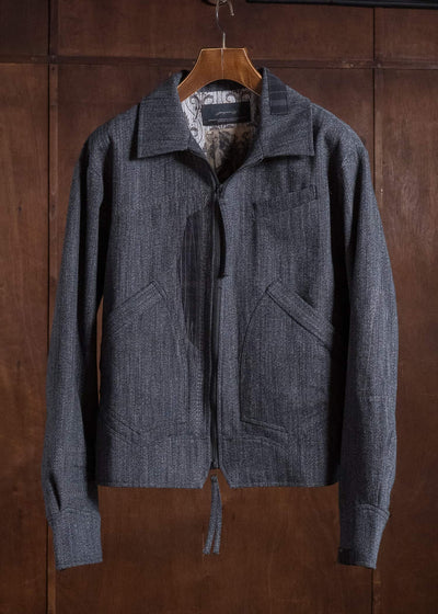 Professor.E REWORKED COACH JKT GREY 26FW-PE-JKT-05