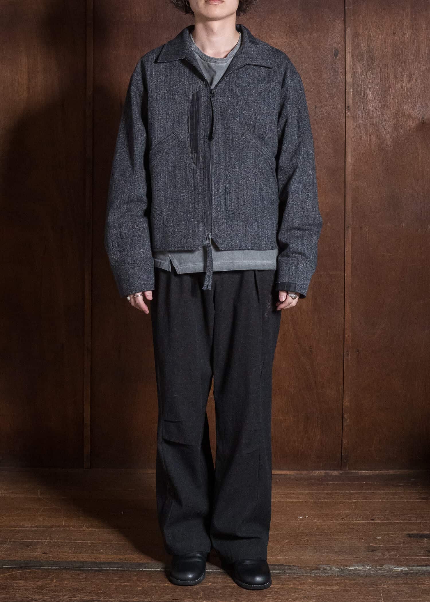 Professor.E REWORKED COACH JKT GREY 26FW-PE-JKT-05