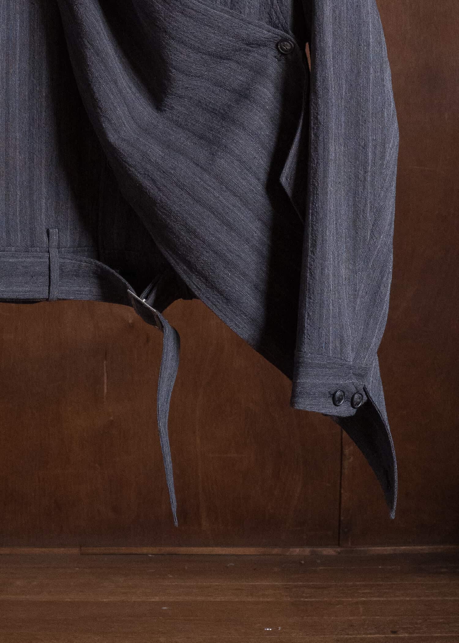 Professor.E DRAPE SCARF CROPPED JKT GREY 26FW-PE-JKT-08