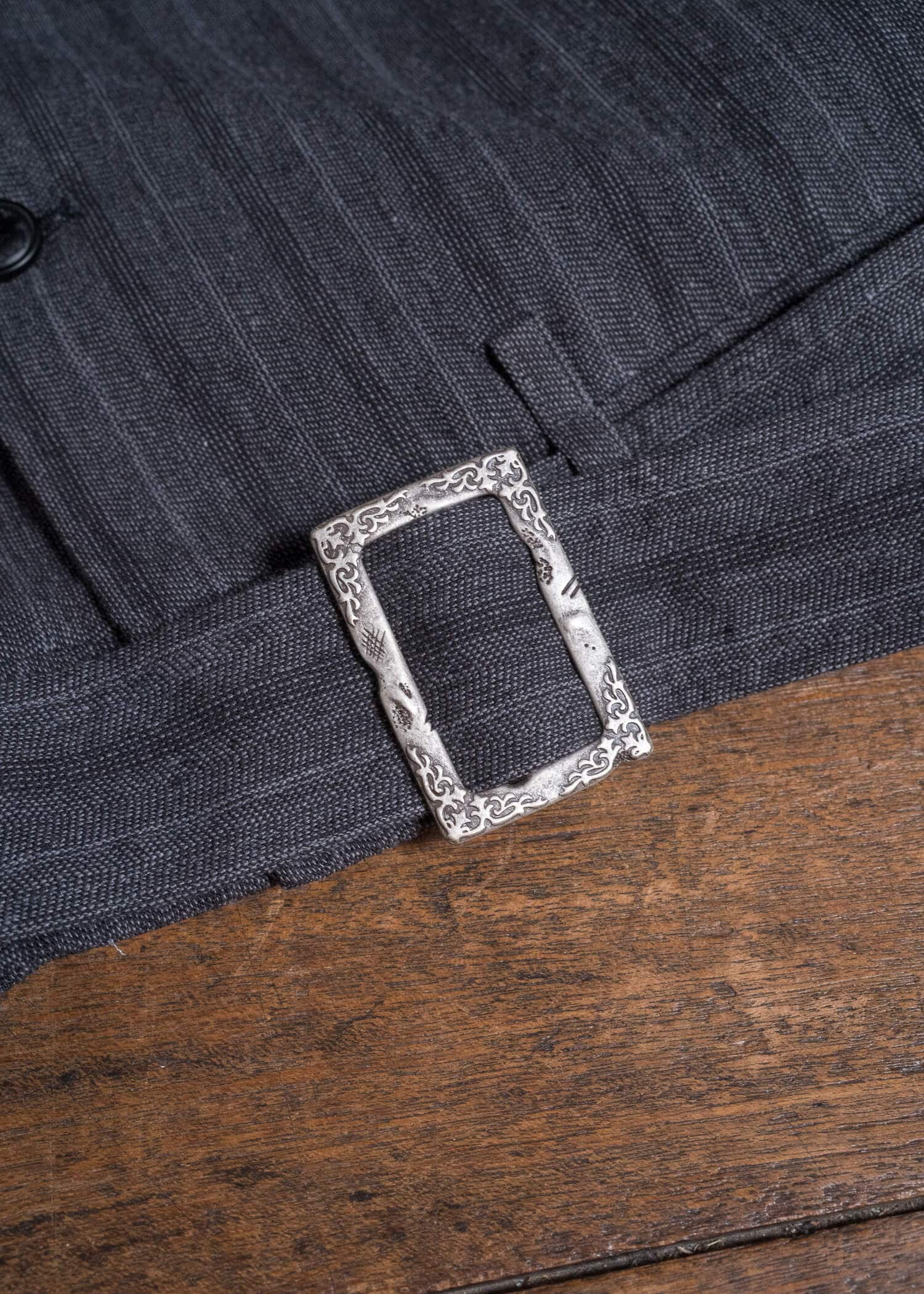 Professor.E DRAPE SCARF CROPPED JKT GREY 26FW-PE-JKT-08