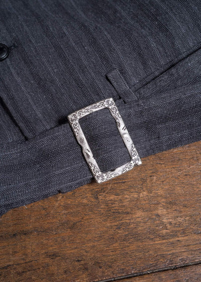Professor.E DRAPE SCARF CROPPED JKT GREY 26FW-PE-JKT-08