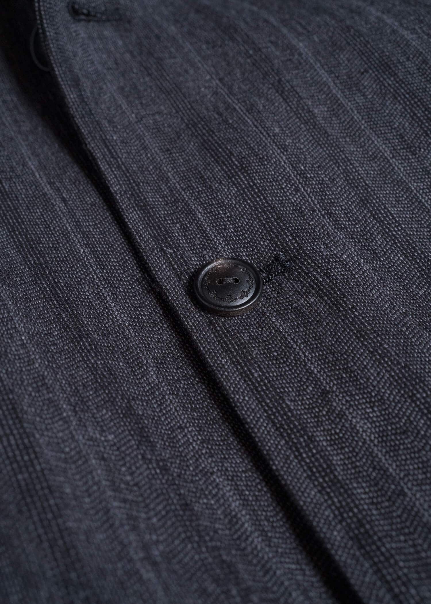 Professor.E DRAPE SCARF CROPPED JKT GREY 26FW-PE-JKT-08