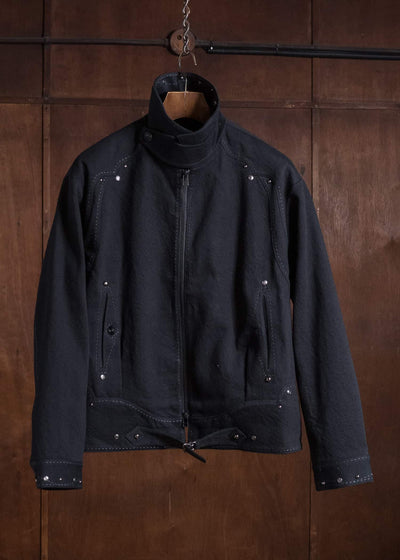 Professor.E BEADED COACH JKT BLACK 26FW-PE-JKT-10