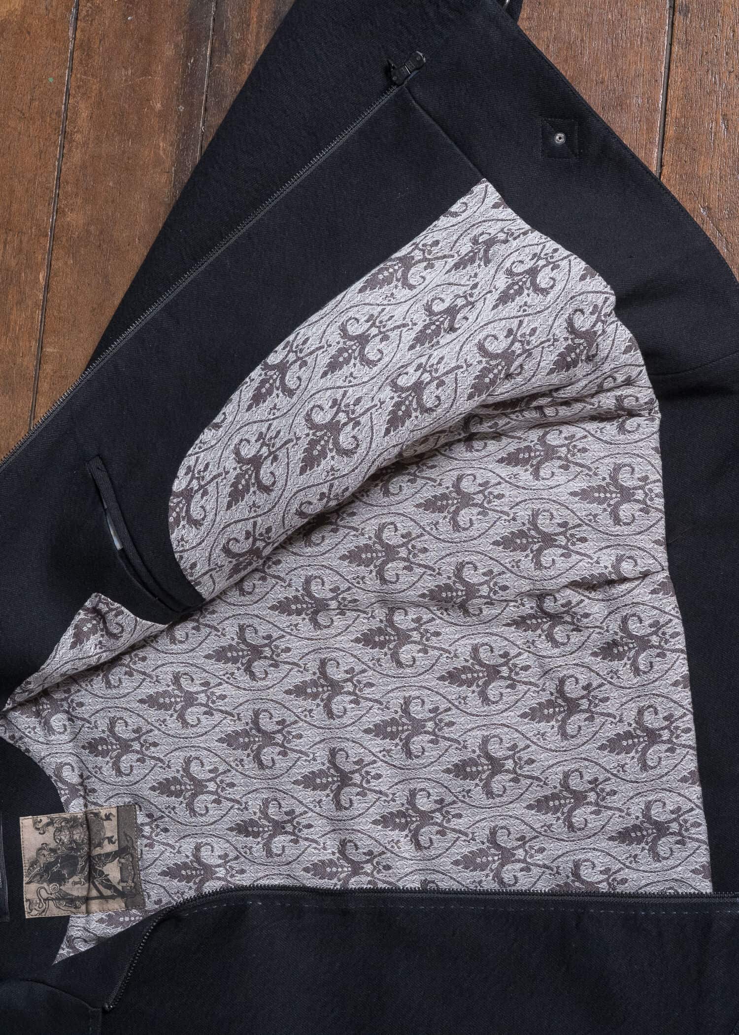 Professor.E BEADED COACH JKT BLACK 26FW-PE-JKT-10