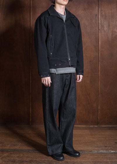 Professor.E BEADED COACH JKT BLACK 26FW-PE-JKT-10