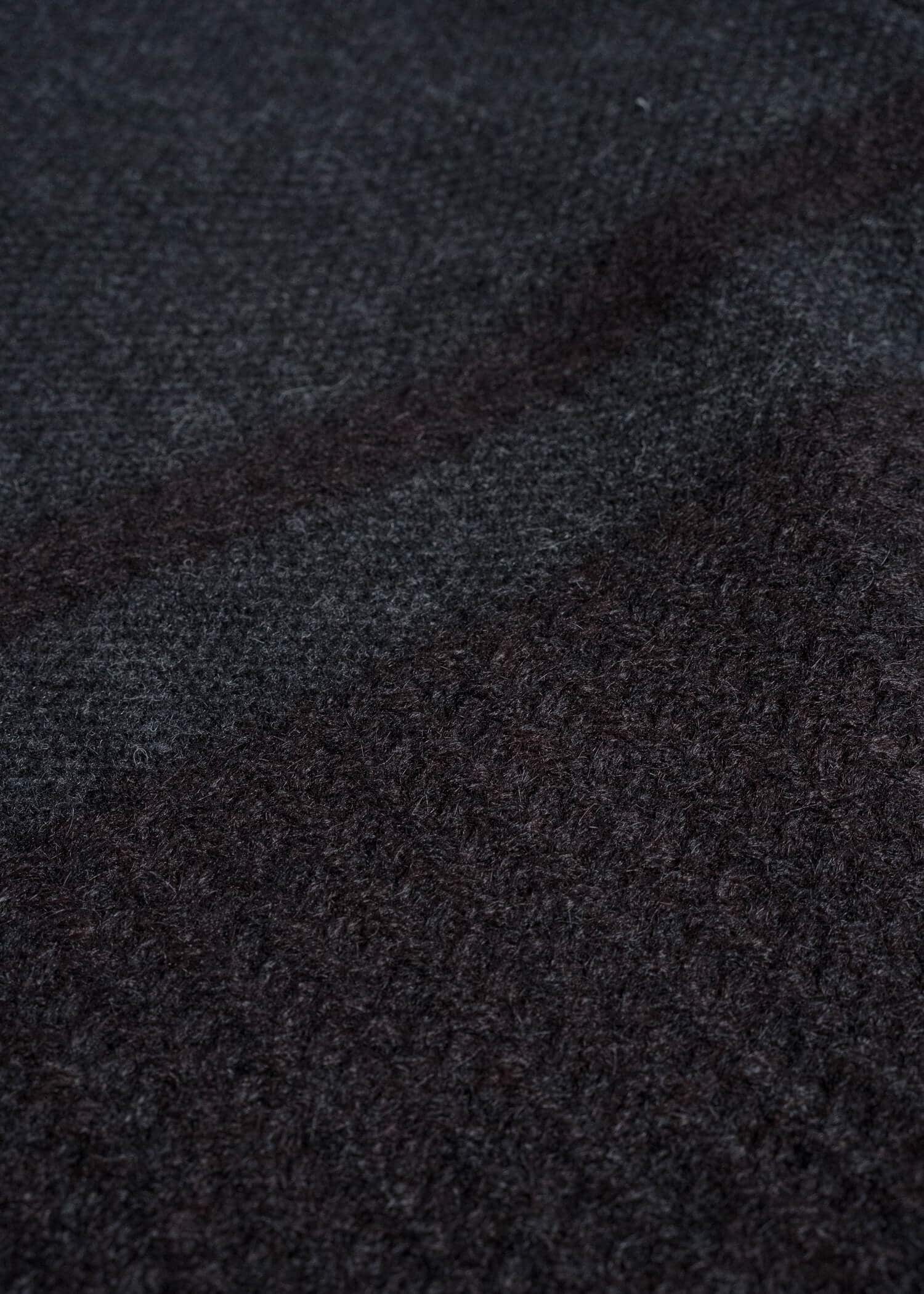 Professor.E DECONSTRUCTED CROPPED SWEATER BLACK 26FW-PE-KT-04