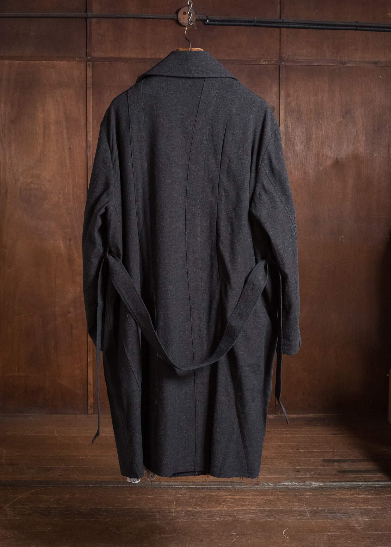 Professor.E TAILORED DB TRENCH BLACK 26FW-PE-LC-03