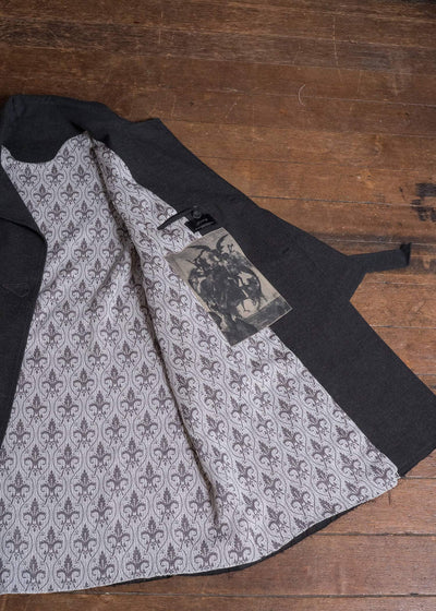 Professor.E TAILORED DB TRENCH BLACK 26FW-PE-LC-03